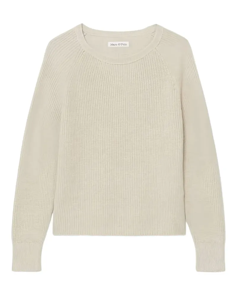Marc O'Polo Gerippter Pullover - Nude Nude