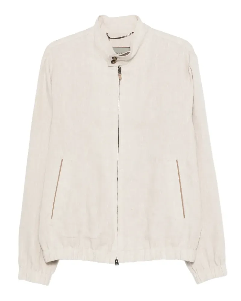 Canali Jacke mit Reißverschluss - Nude Nude