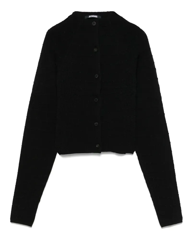 Jacquemus Scala Cardigan - Schwarz Schwarz