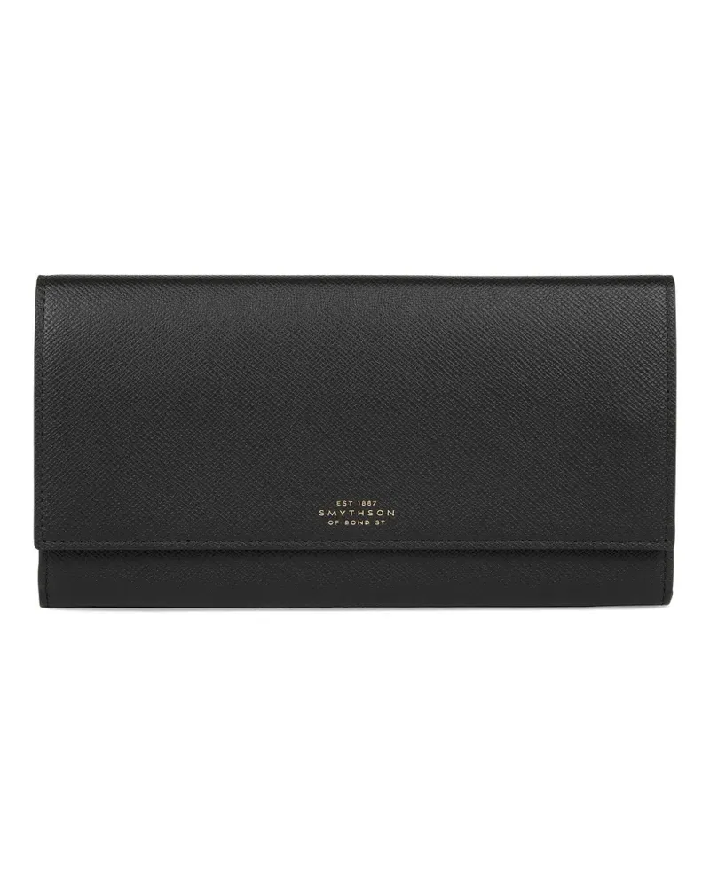 Smythson Marshall Reise-Portemonnaie - Schwarz Schwarz