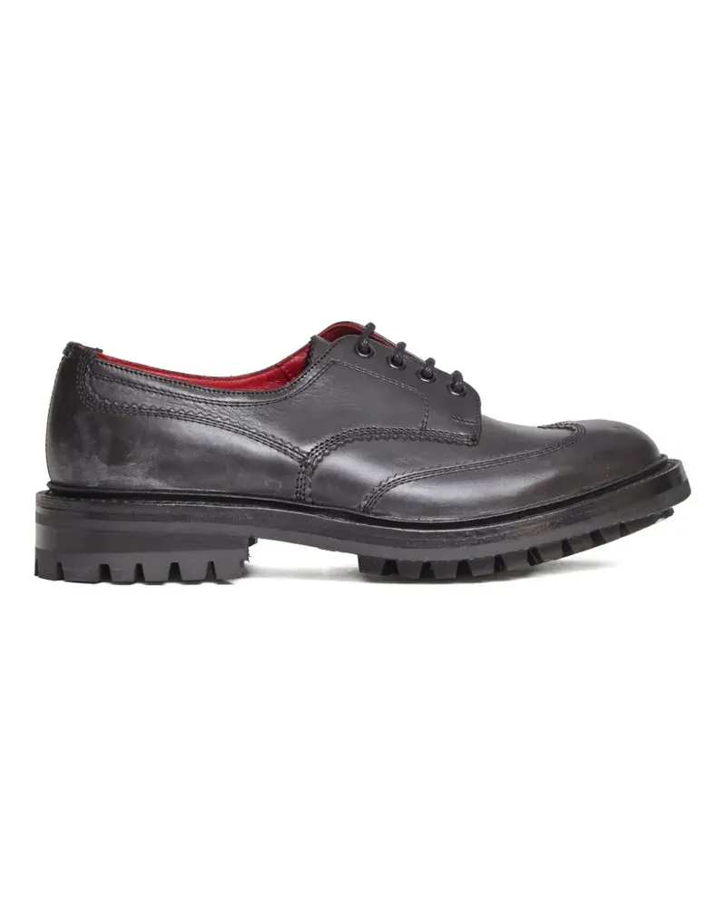 Tricker's lace-up derby shoes - Schwarz Schwarz