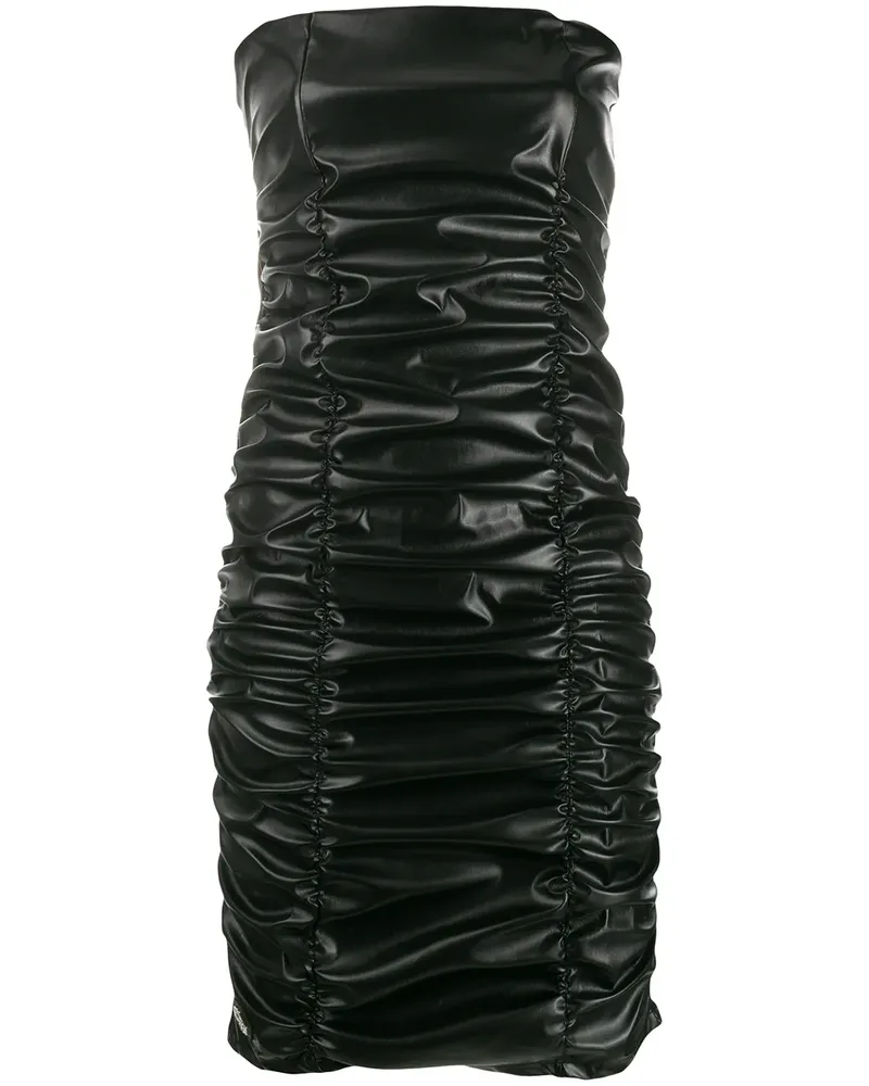Philipp Plein Cocktailkleid mit Raffung - Schwarz Schwarz