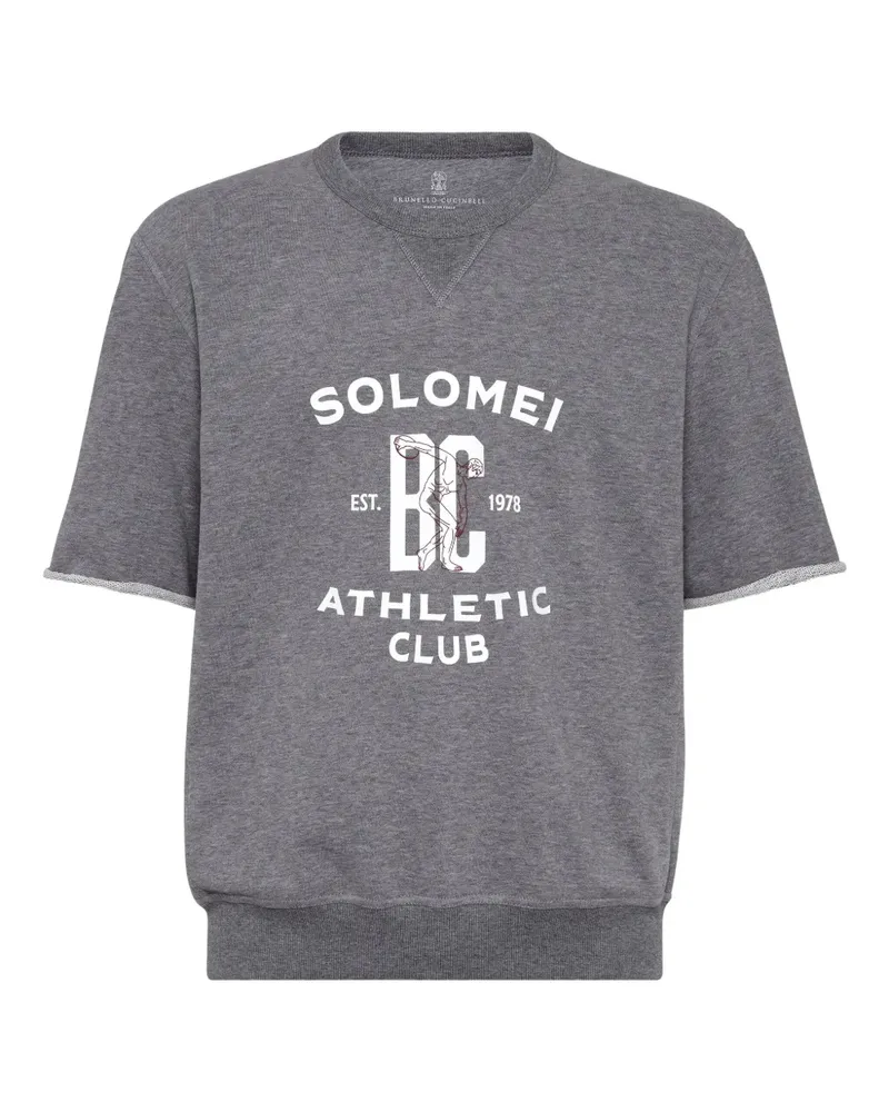 Brunello Cucinelli Smooth Sweatshirt - Grau Grau