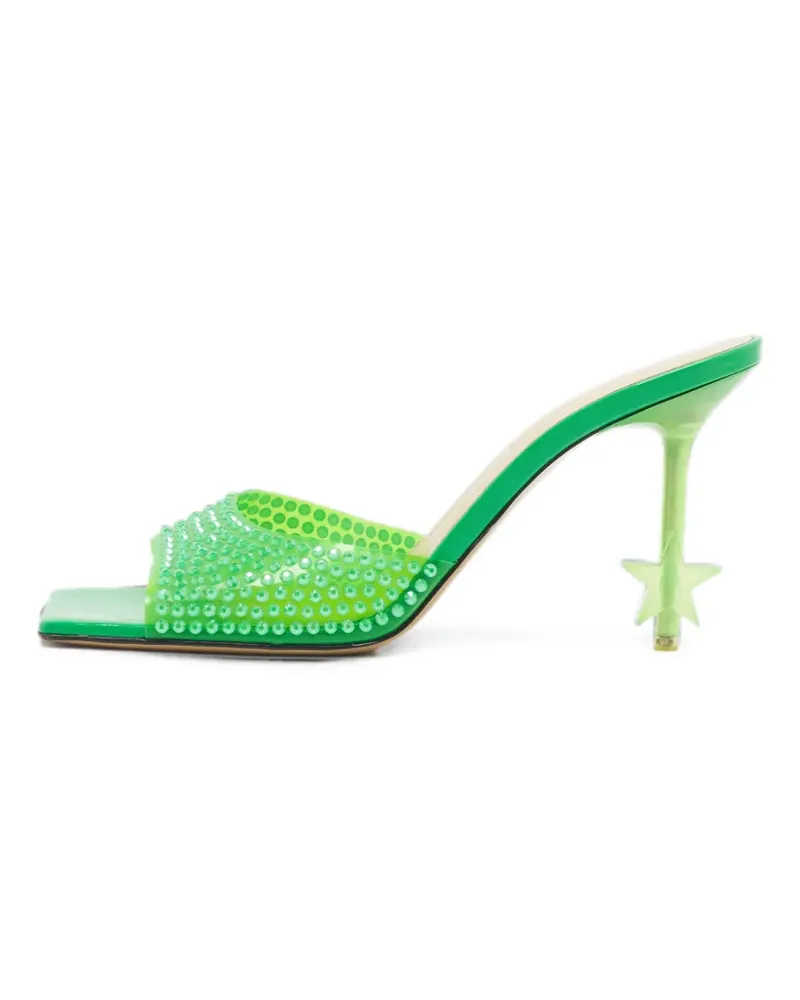 Mach & Mach Star crystal-embellished heeled sandals - Grün Grün