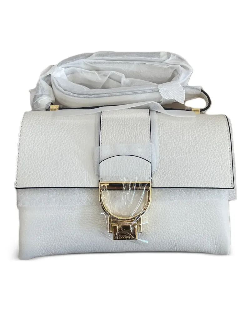 Coccinelle Arlettis leather shoulder bag - Weiß Weiß