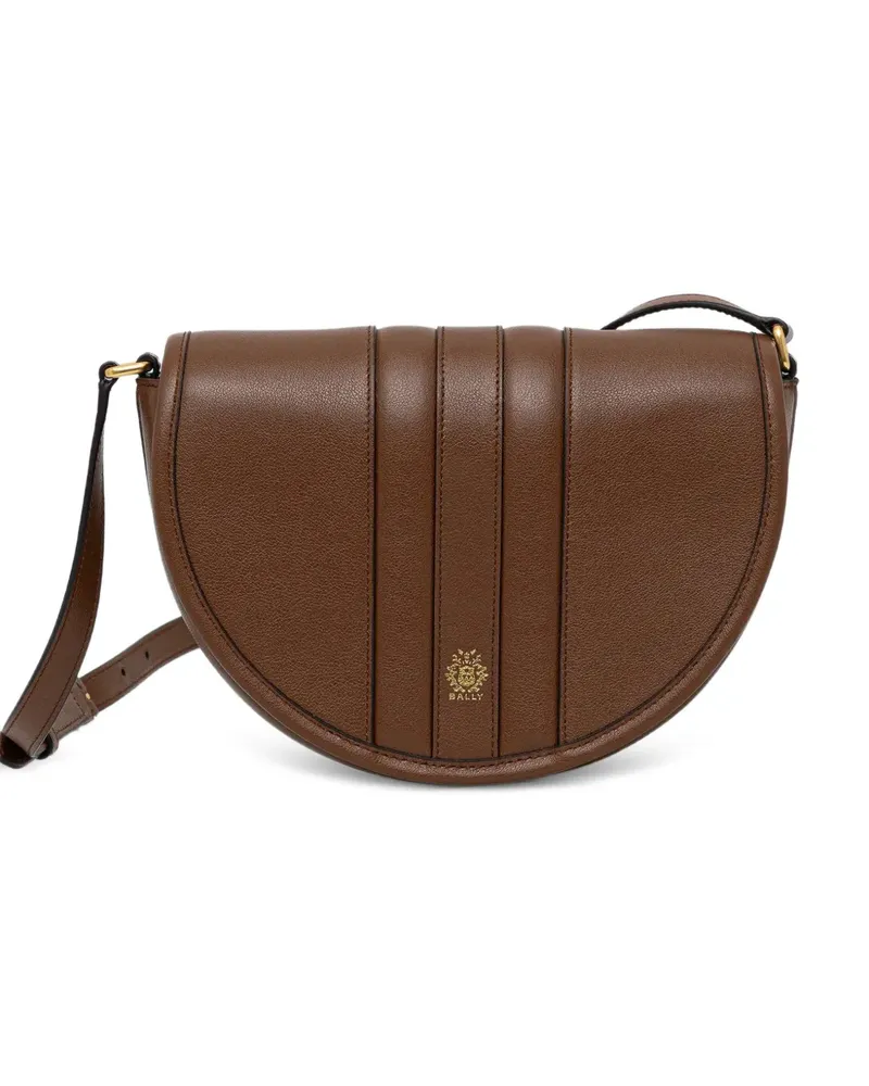 Bally Umhängetasche mit Logo - Braun Braun