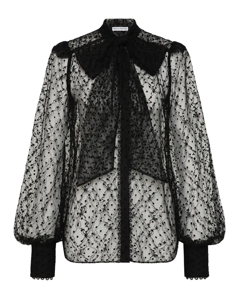 Rebecca Vallance Delphina Bluse - Schwarz Schwarz