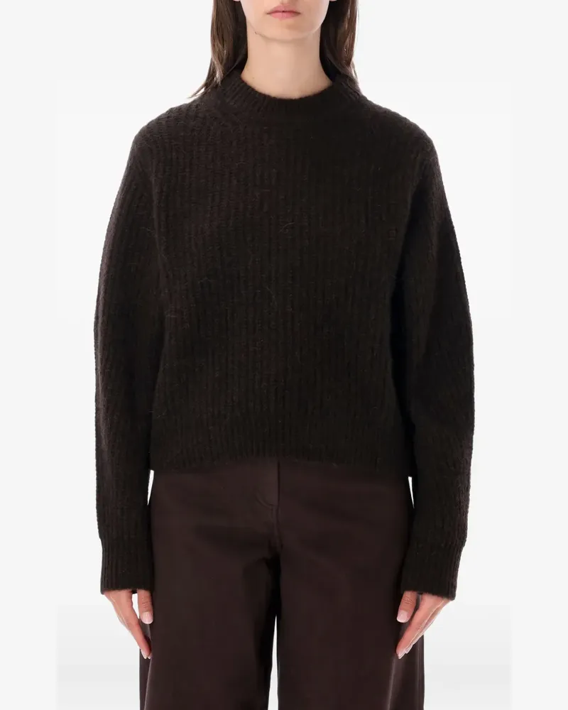 Sessùn Gerippter Teole Pullover - Braun Braun