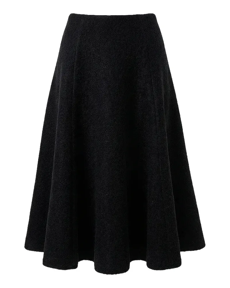 Valentino Garavani seam-detail midi skirt - Schwarz Schwarz