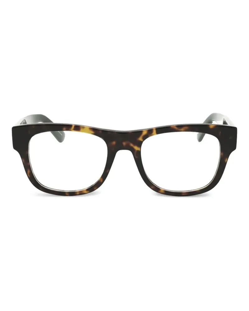 Moschino Brille mit Logo - Braun Braun