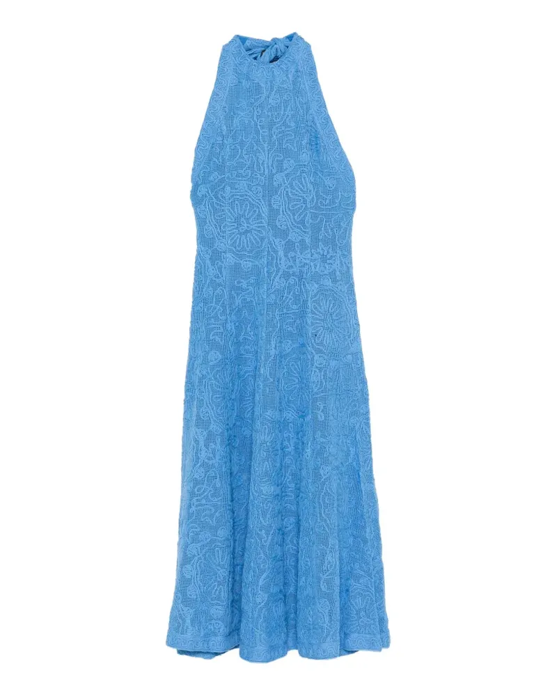 Maje Rückenfreies Midikleid - Blau Blau
