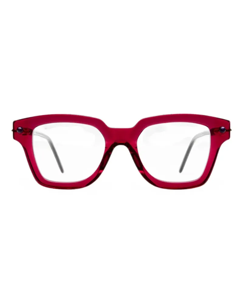 KUBORAUM P28 geometric-frame glasses - Rosa Rosa