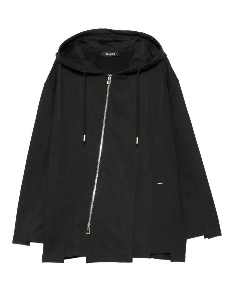 SONGZIO Polyptych zip-up jacket - Schwarz Schwarz