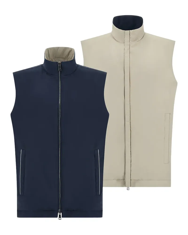 Paul & Shark reversible gilet - Blau Blau