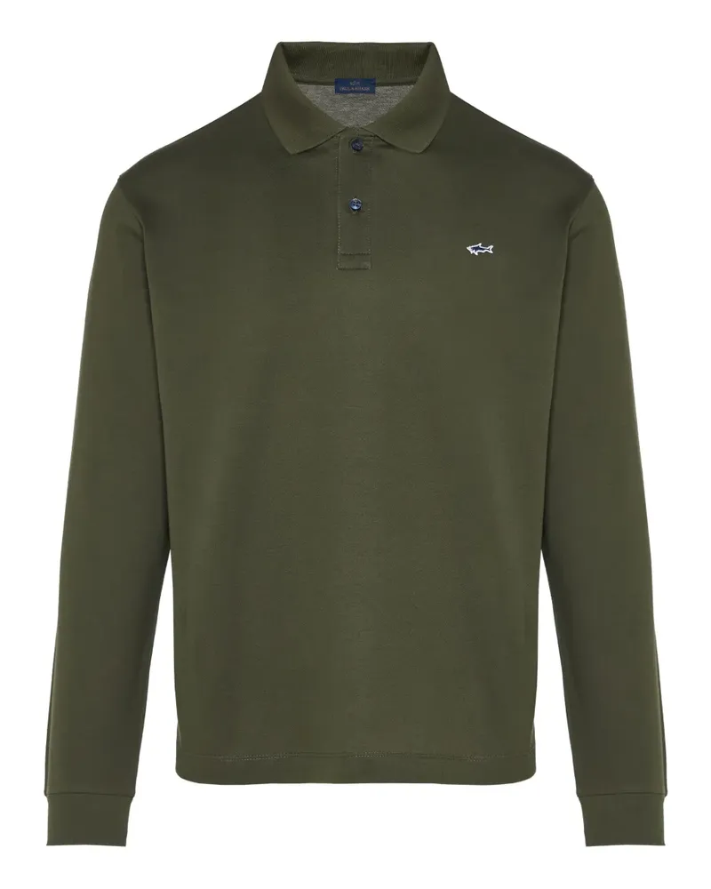 Paul & Shark Langärmeliges Poloshirt - Grün Grün
