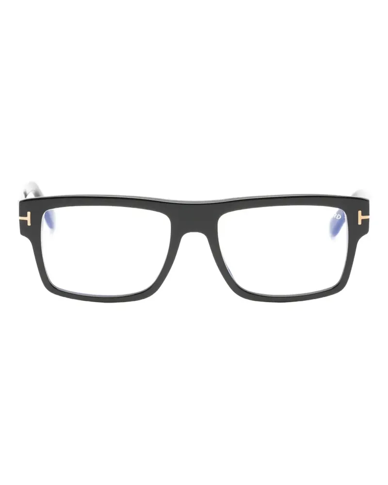 Tom Ford Brille mit eckigem Gestell - Schwarz Schwarz