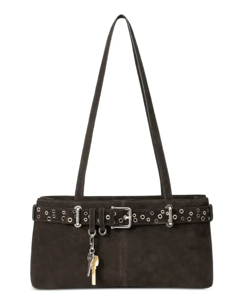OSOI Brocle Schultertasche mit Ösen - Braun Braun