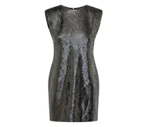 Minikleid mit Pailletten - Grau