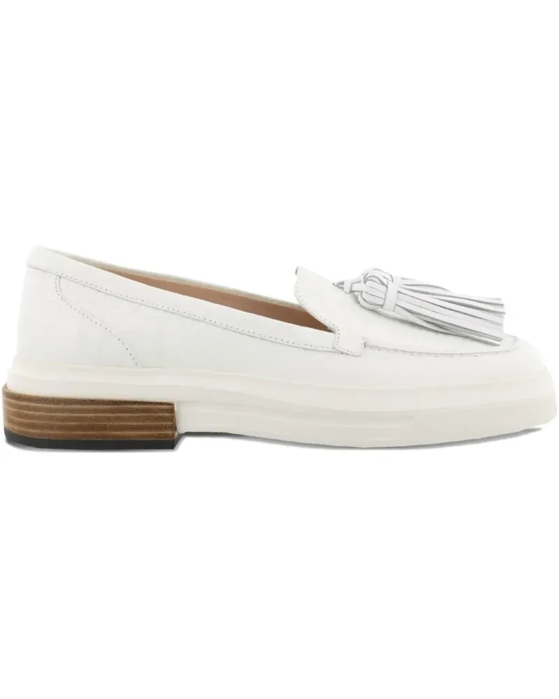 TOD'S Loafer aus Leder - Weiß Weiß