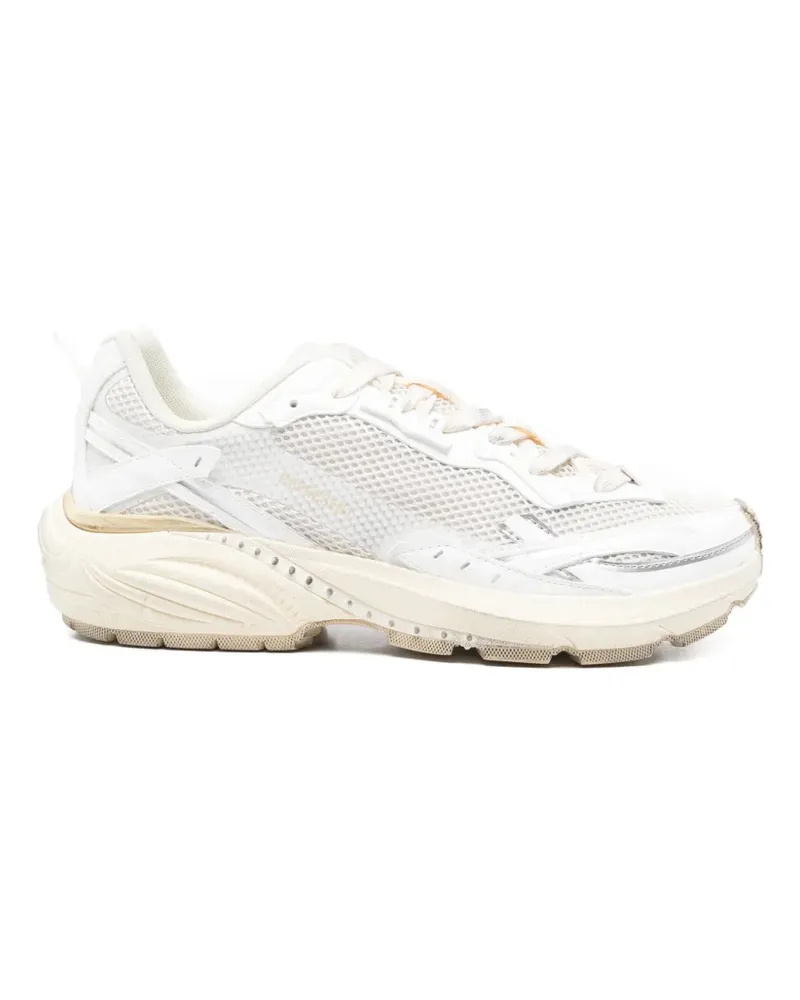 REPRESENT Storm-Torn mesh panelled sneakers - Nude Nude