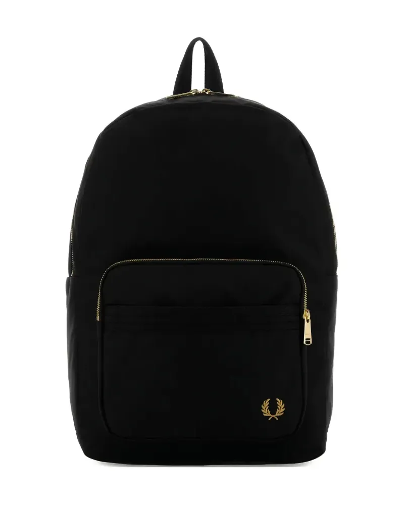 Fred Perry canvas backpack - Schwarz Schwarz