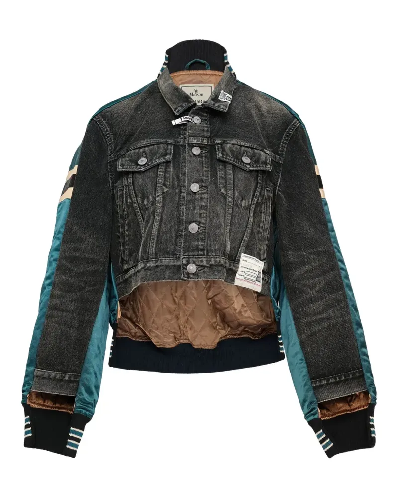 MIHARAYASUHIRO hybrid denim-panel jacket - Blau Blau