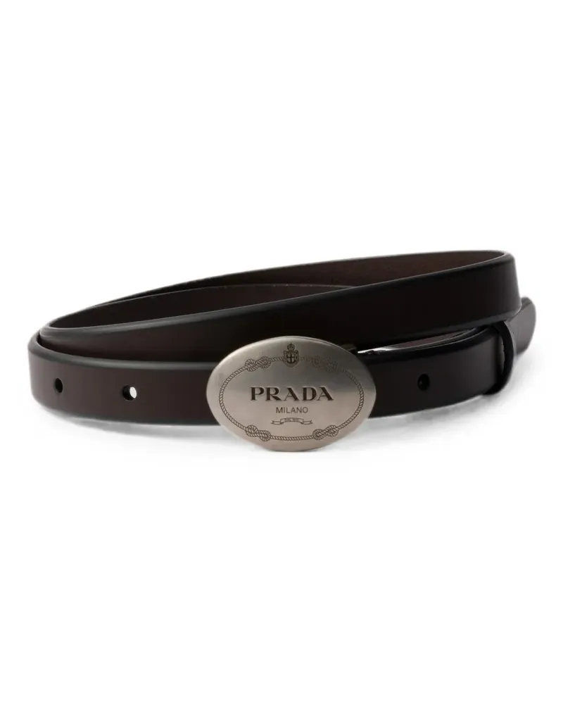 Prada Gürtel aus Leder - Braun Braun