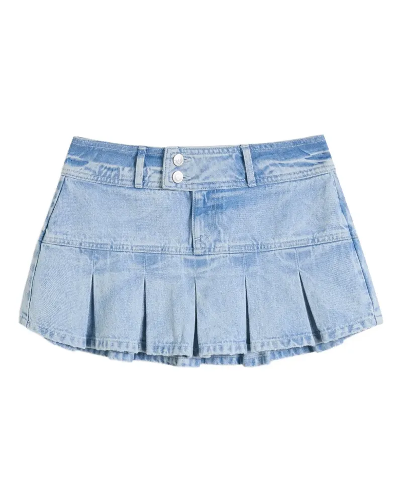 Juicy Couture Minirock mit Falten - Blau Blau