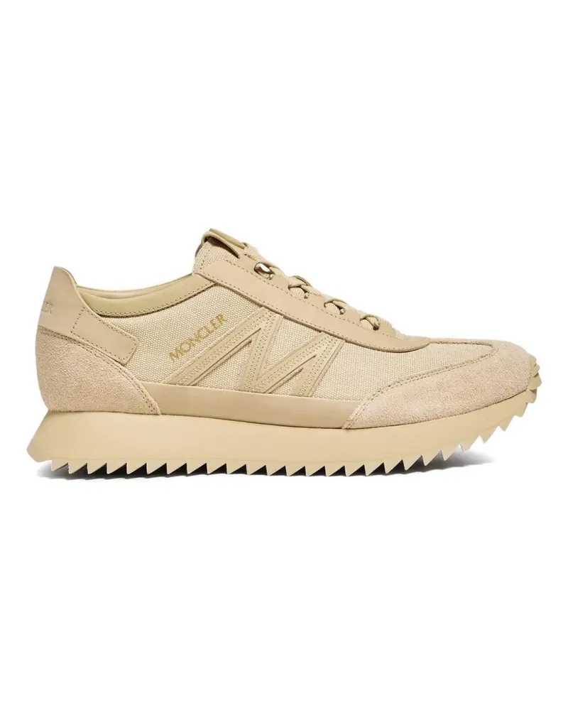 Moncler ridged low-top sneakers - Nude Nude
