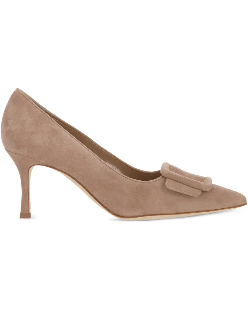 Manolo Blahnik Maysale Pumps - Nude Nude
