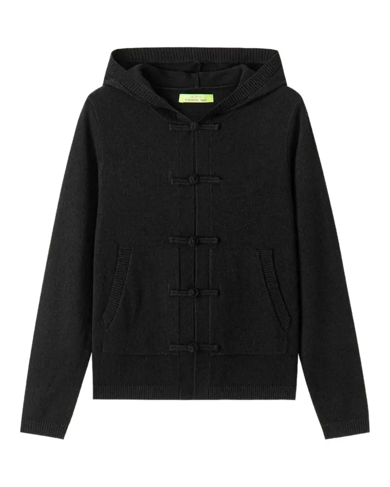 Shanghai Tang Cardigan aus Kaschmir - Schwarz Schwarz