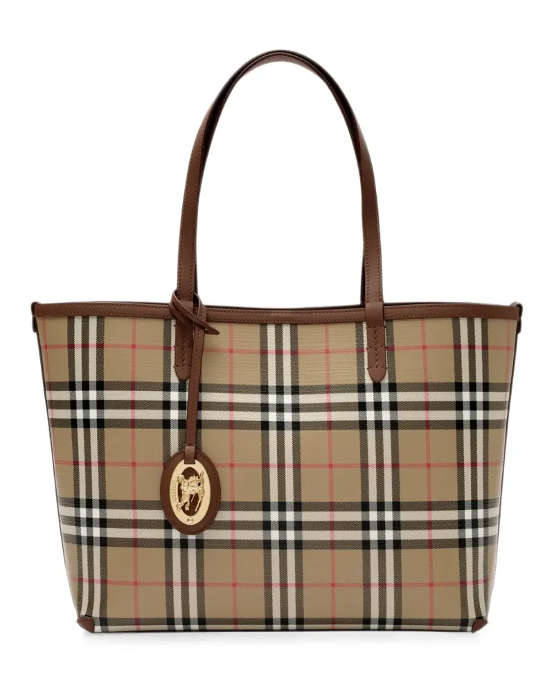 Burberry small check tote - Nude Nude