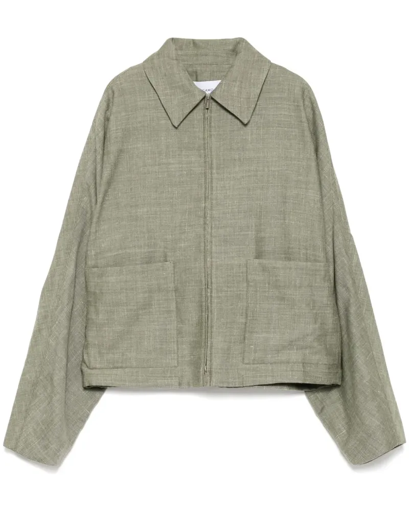 Ferragamo Jacke mit Reißverschluss - Grün Grün