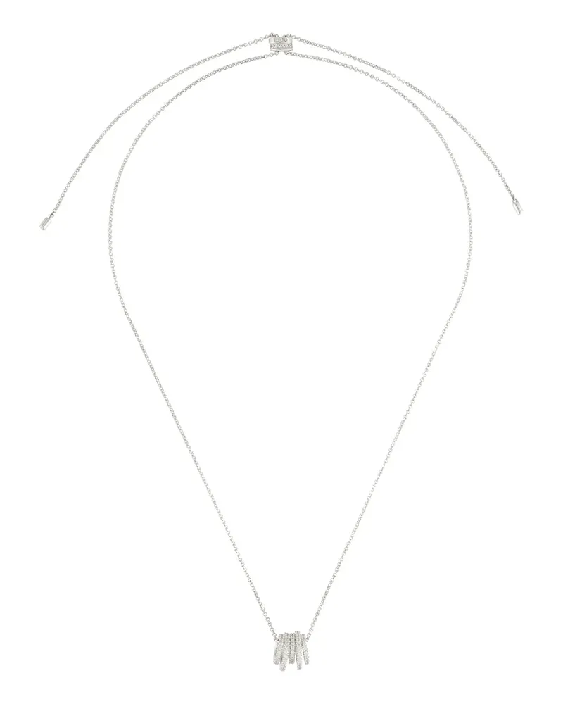 APM Monaco Halskette mit Ringanhängern - Silber Silber