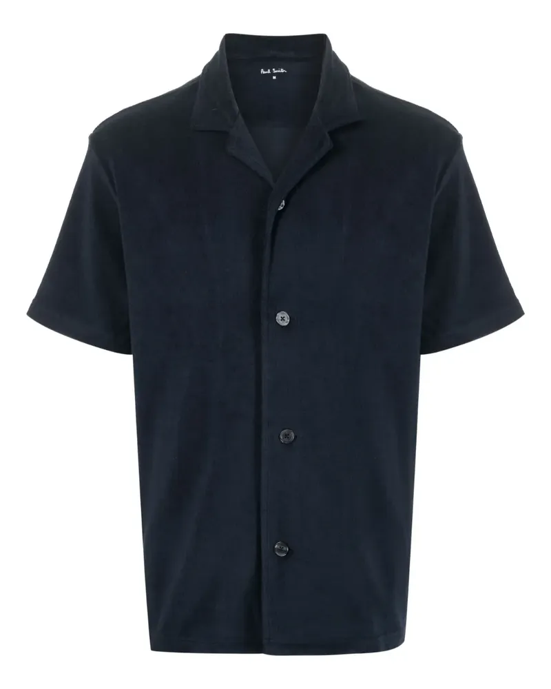 Paul Smith Hemd aus Frottee - Blau Blau