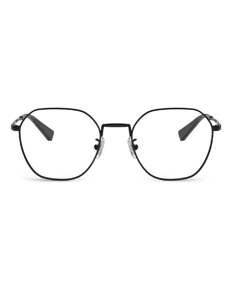 Coach Brille mit geometrischem Gestell - Schwarz Schwarz
