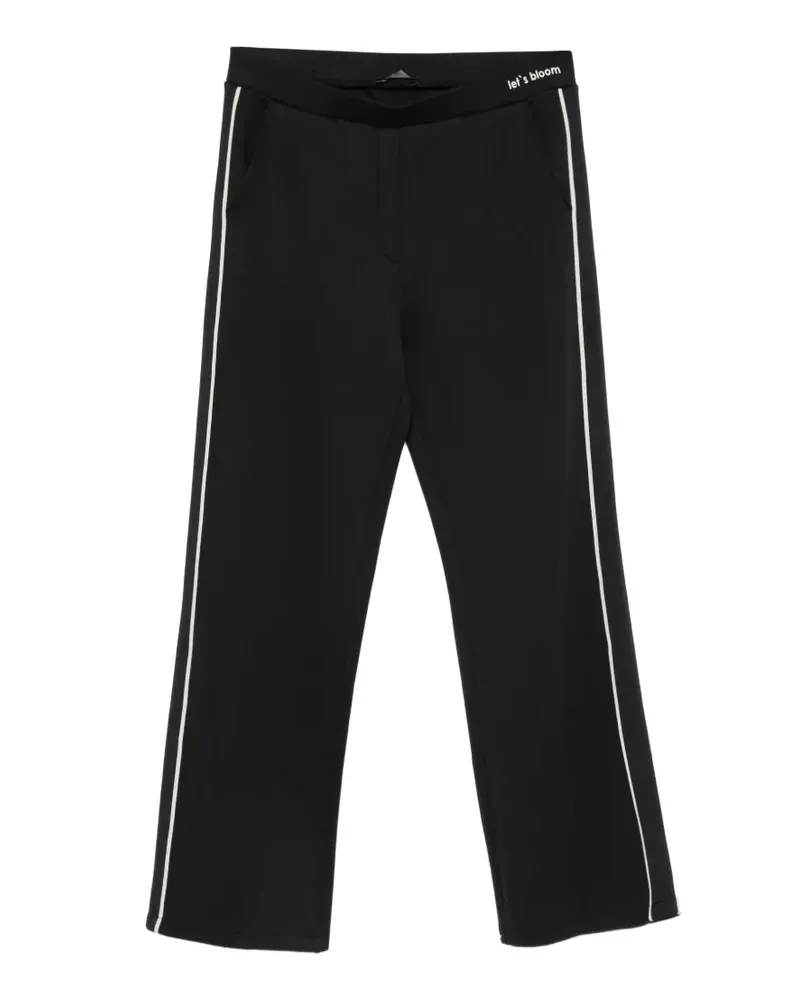 Betty Barclay side-stripe track pants - Schwarz Schwarz