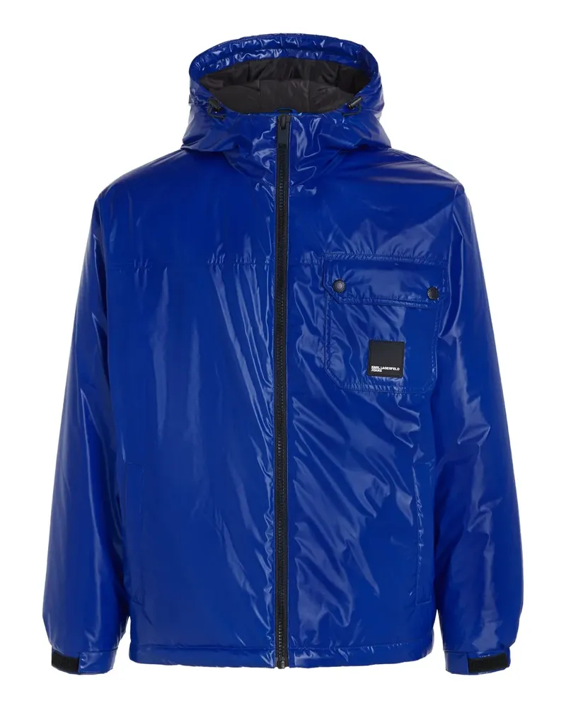 Karl Lagerfeld Jacke mit Kapuze - Blau Blau