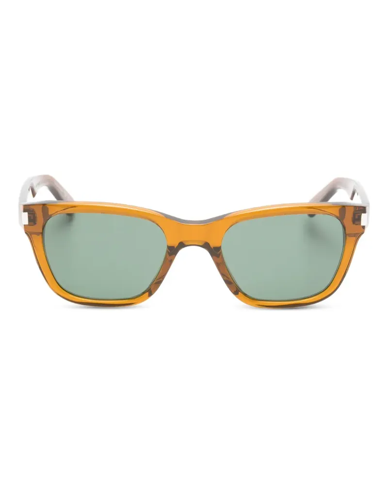 Saint Laurent rectangle-frame sunglasses - Braun Braun
