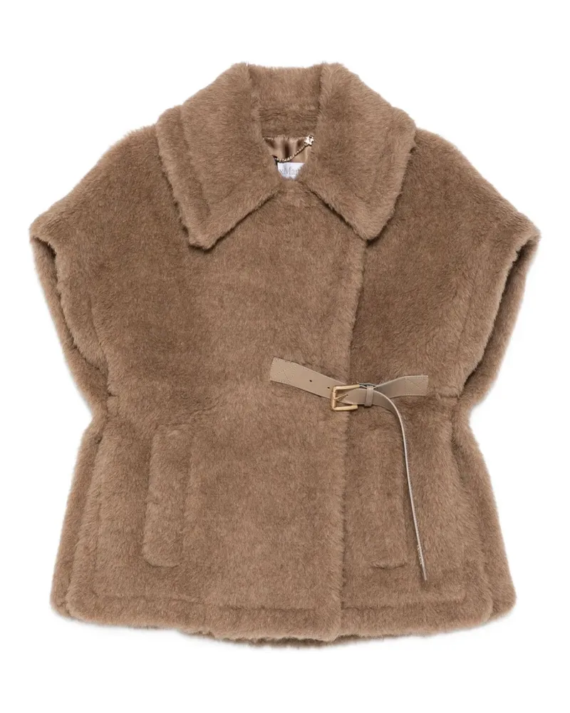 Max Mara Cappa Jacke mit Gürtel - Braun Braun