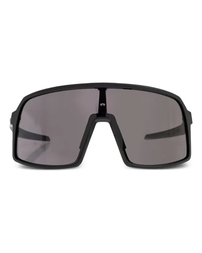 Oakley Sonnenbrille mit Shield-Gestell - Schwarz Schwarz