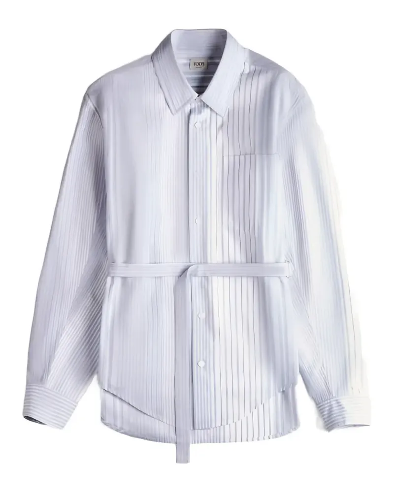 TOD'S Gestreiftes Hemd - Blau Blau