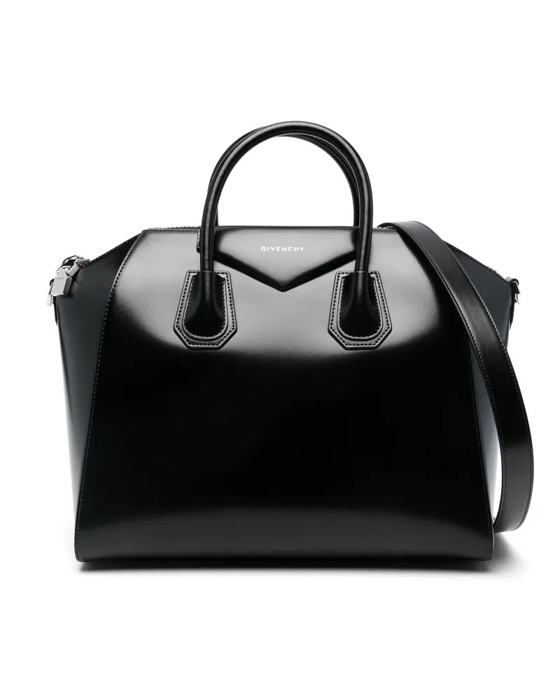 Givenchy Mittelgroße Antigona Handtasche - Schwarz Schwarz