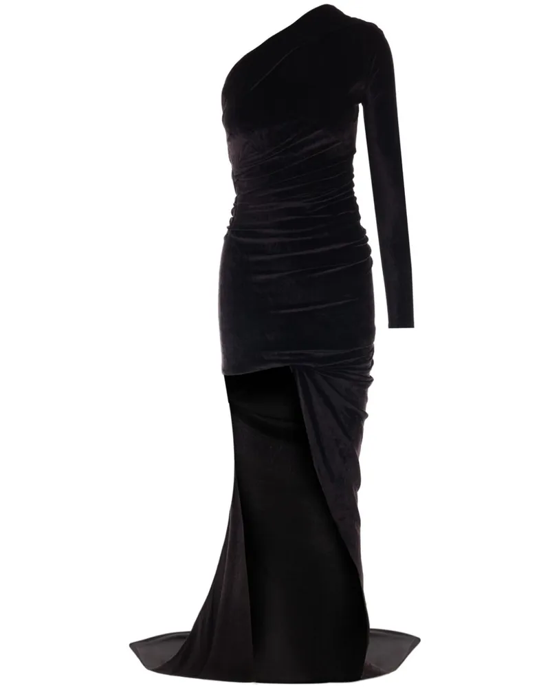 Balenciaga Asymmetrisches Kleid - Schwarz Schwarz