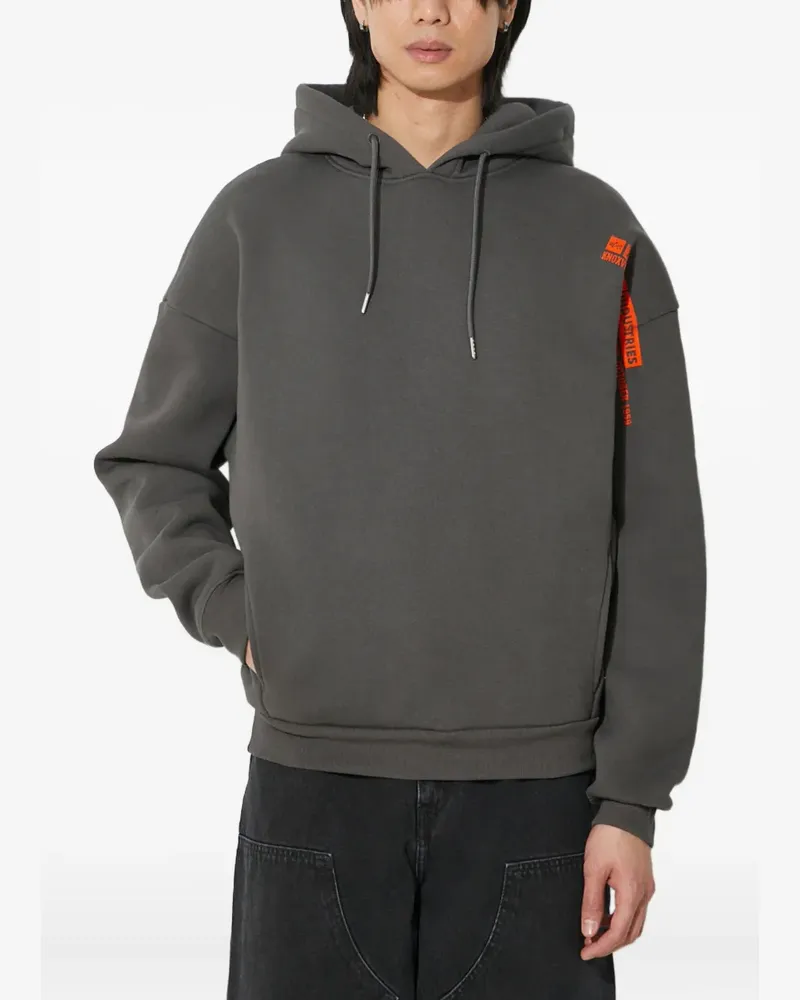 Alpha Industries sleeve-logo hoodie - Grau Grau