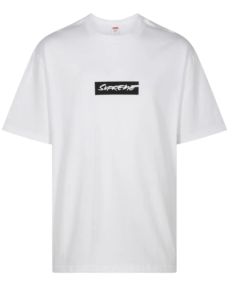 Supreme Being x Futura T-Shirt mit Box-Logo - Weiß Weiß