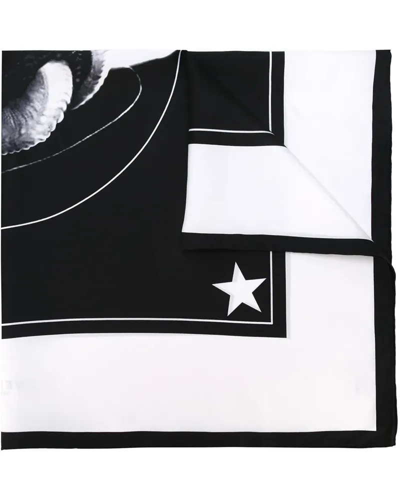Givenchy faun print scarf - Schwarz Schwarz