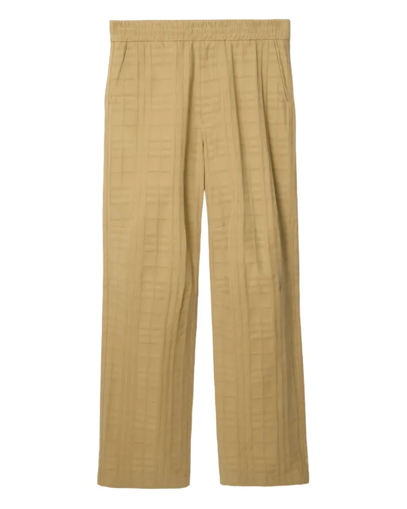 Burberry Hose mit strukturiertem Karo - Nude Nude