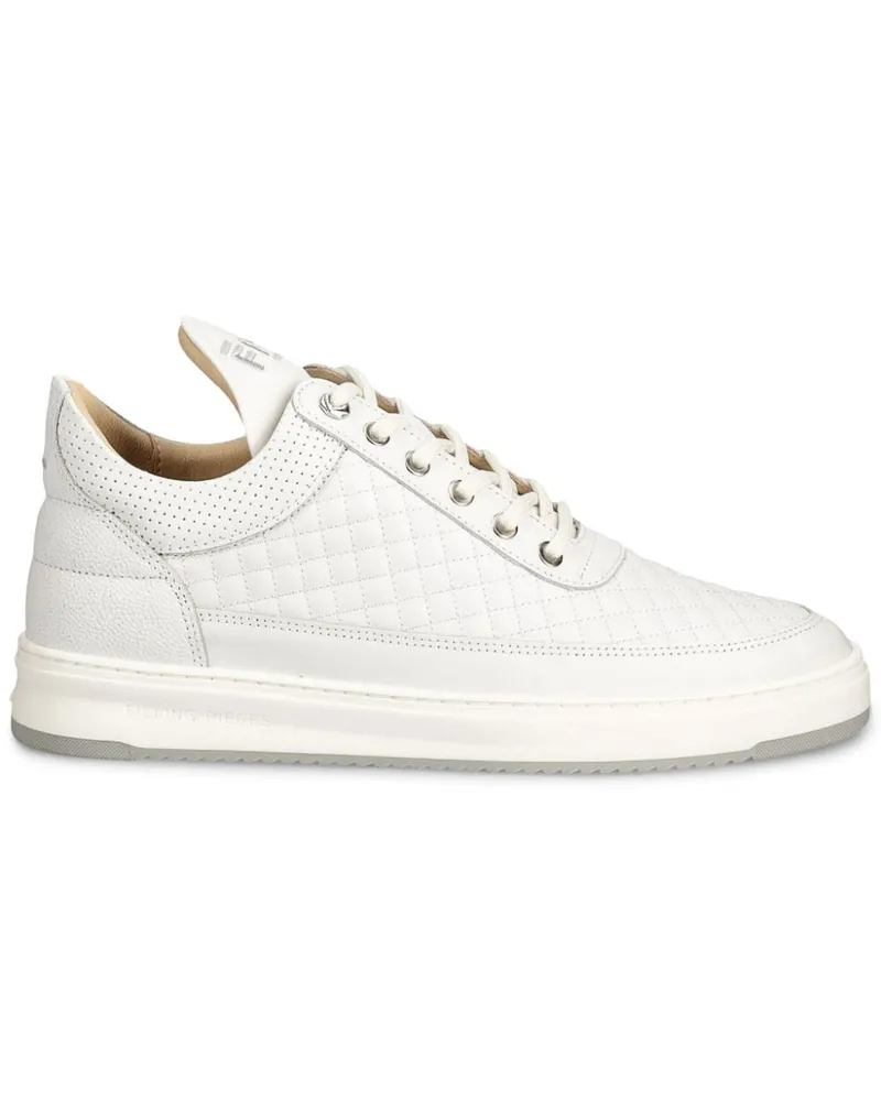 Filling Pieces Sneakers aus Leder - Weiß Weiß