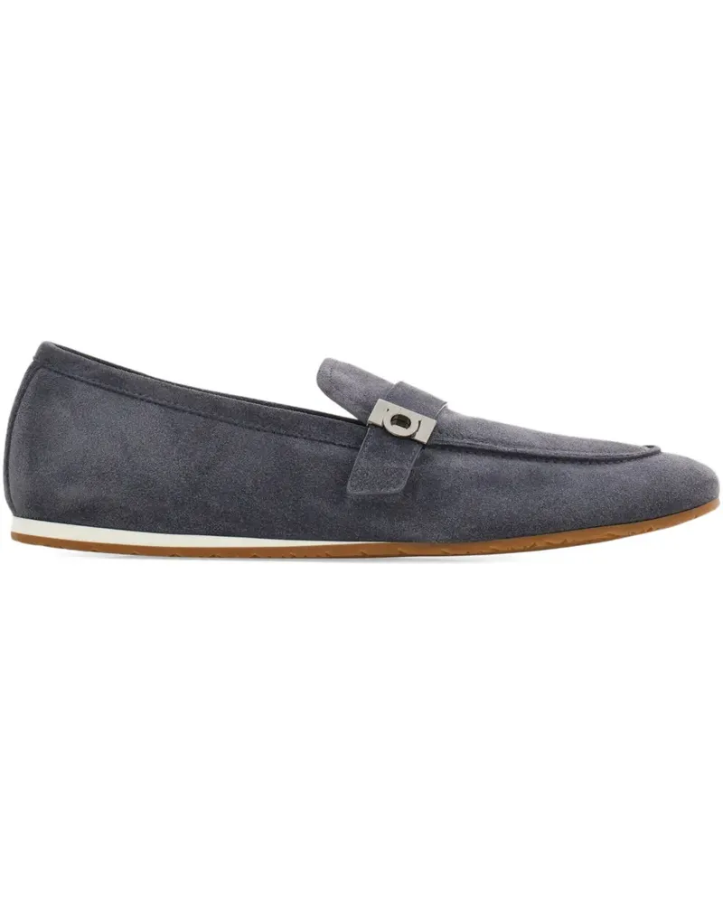 Ferragamo Hug Loafer mit Schnalle - Blau Blau